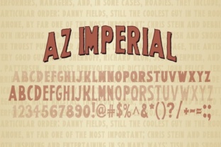 AZ Imperial: A Vintage Serif Font for Retro Branding