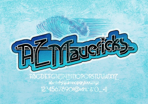 AZ Mavericks: A Retro Slab Serif for Bold Branding