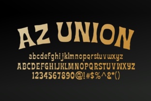 AZ Union: A Retro Sans Serif Typeface for Authentic Brand Identity