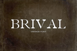 Brival: The Retro Serif Font for Bold Campaign Visuals