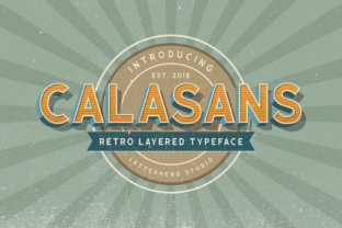 Calasans: The 3D Sans Serif Font for Polished Brand Identity