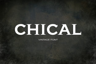 Chical: A Bold Vintage Serif Typeface for Digital Brands
