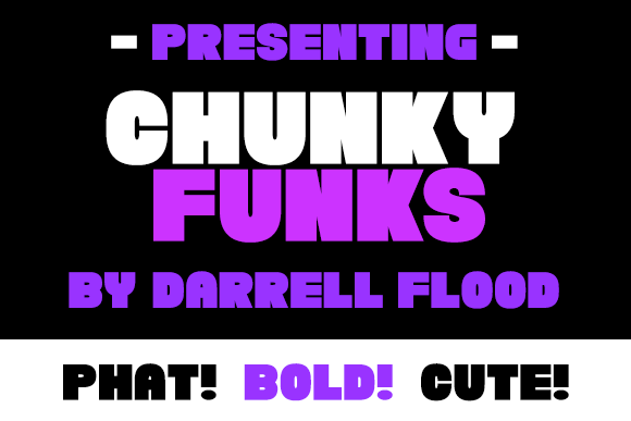 Chunky Funks: A Retro Slab Serif Typeface for Bold Web Design