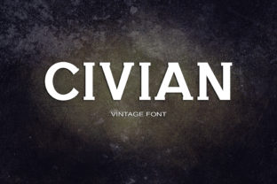 Civian: A Retro Serif Typeface for Modern Web Design