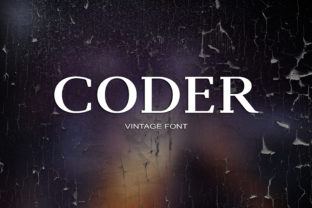 Coder Typeface: A Retro 80s Serif for Bold Branding