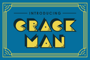 Crack Man: The Retro Typeface That Stops Scrolling