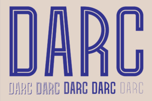 Darc: A Retro French Sans Serif for Editorial Design
