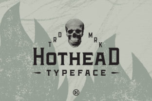 Hothead: A Bold Serif Typeface for Editorial Design