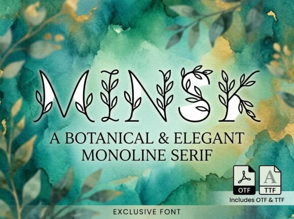 Minsk: A Premium Display Font for Bold Campaign Headlines