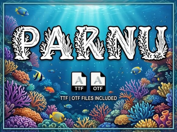 Parnu: A Stunning Decorative Typeface for Digital Brands