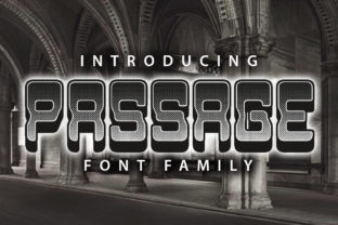 Passage: The Retro 3D Typeface for Scroll-Stopping Campaigns