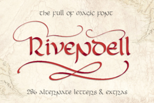 Rivendell Typeface: A Vintage Blackletter for Modern Campaigns