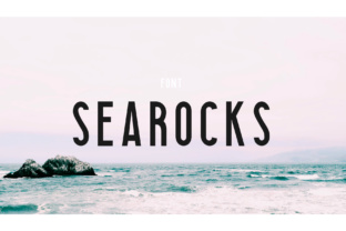 Searocks: A Condensed Sans Serif Typeface for Bold Branding