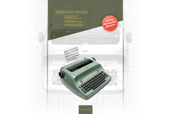 Selectric Orator: The Retro Sans Serif Font for Handmade Brands