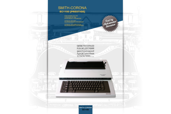 Smith-Corona EC1100 Prestige: A Retro Typeface for Modern Editorial Design