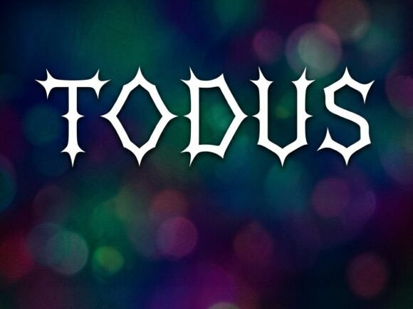 Todus: A Stunning Decorative Display Font for Bold Branding