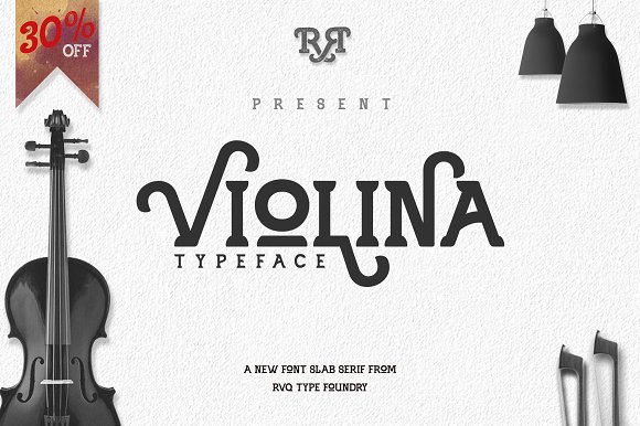 Violina: The Retro Slab Serif Typeface for Modern Web Design