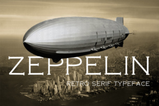 Zeppelin: A Vintage Serif Typeface for Retro Web Design